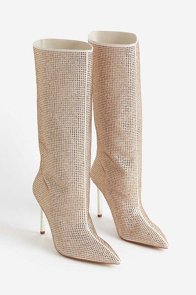 H&M Rhinestone-embellished boots