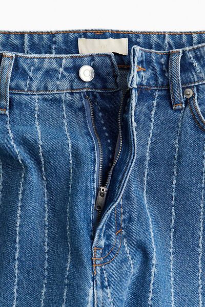 H&M Crease-leg denim trousers