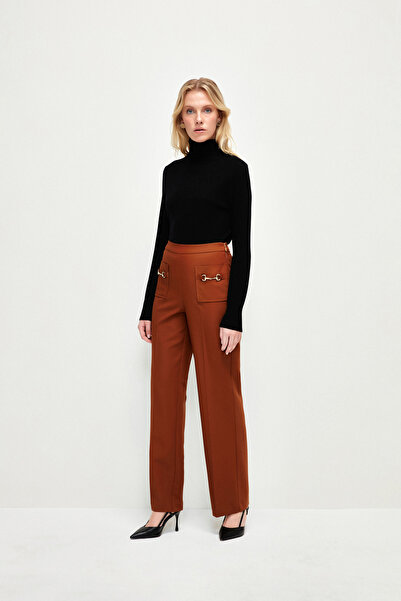 adL Aksesuarlı Cepli Pantolon