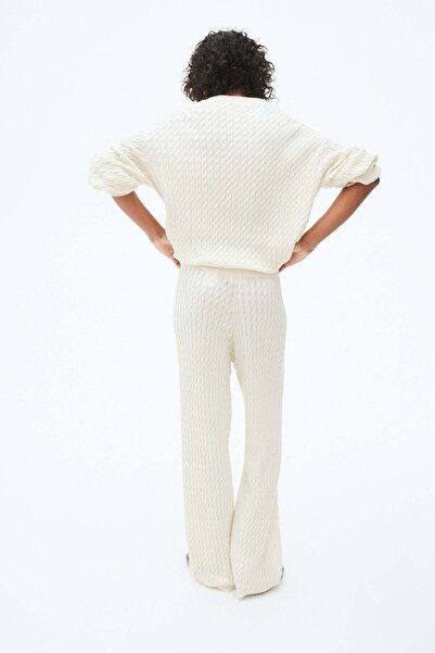 H&M Cable-knit cashmere-blend trousers