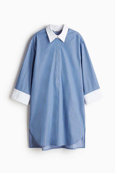 H&M Cotton twill shirt dress