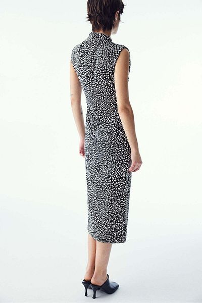 H&M Draped turtleneck dress