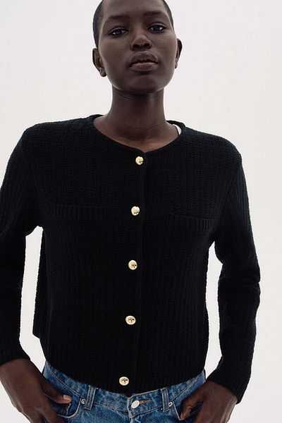 H&M Moss-knit cardigan