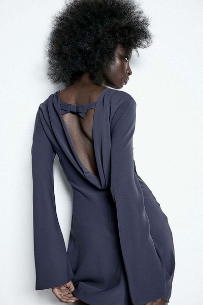 H&M Cowl-back dress