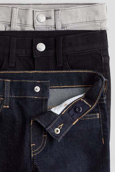 H&M 3-pack Comfort Stretch Slim Fit Jeans