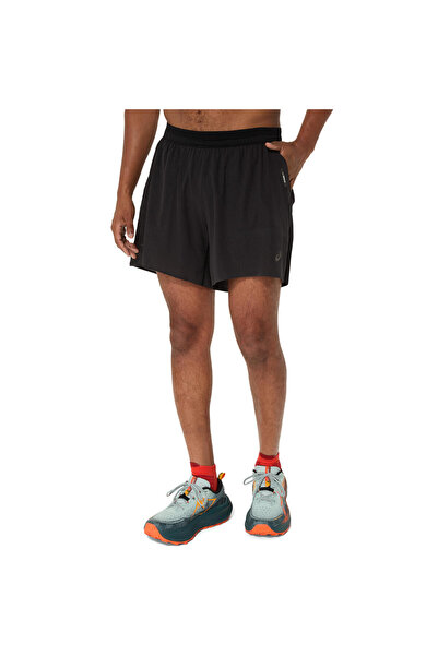 Asics FUJITRAIL ELITE SHORT Erkek Siyah Beyaz Şort 2011D268-001