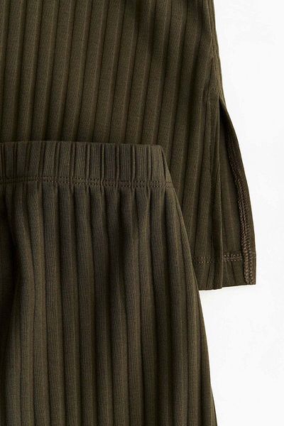 H&M MAMA 2-piece ribbed set