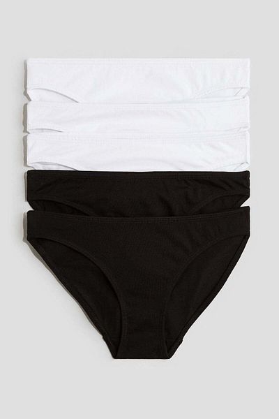 H&M مجموعة من 5 سراويل داخلية