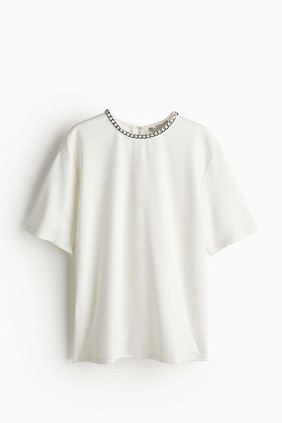 H&M Chain-decorated top