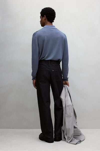 H&M Relaxed Fit 5-pocket twill trousers