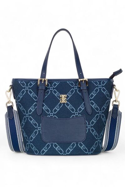 Pierre Cardin Logo Detaylı Denim Kadın Omuz Çantası 05PC24Y537-ZCKNP