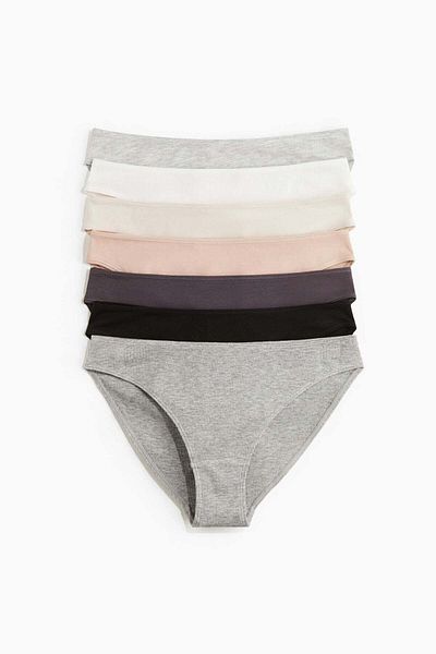 H&M 7-pack cotton bikini briefs