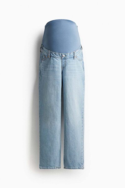 H&M بنطلون جينز MAMA بطول الكاحل