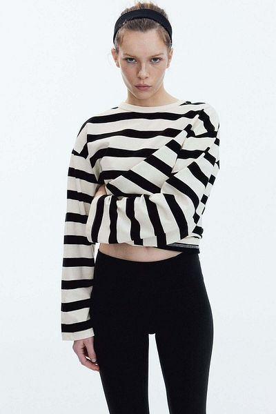 H&M Cotton jersey top