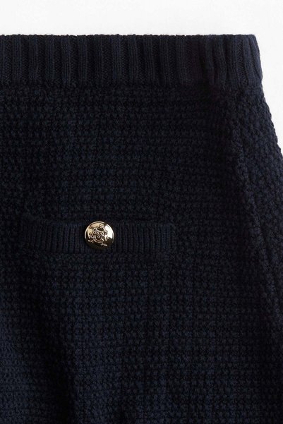 H&M A-line moss-knit skirt