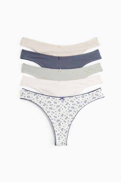 H&M 5-pack Cotton Thong Briefs
