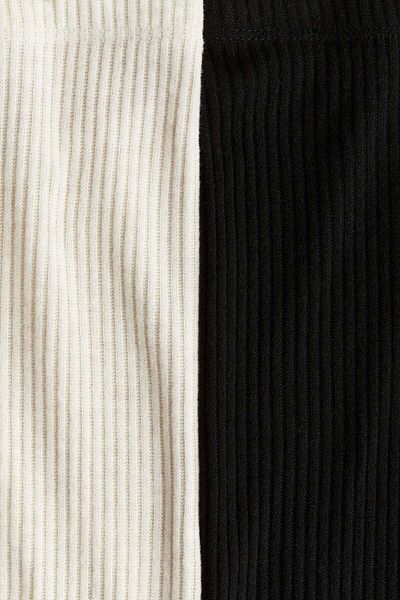 H&M 2-pack rib-knit leggings