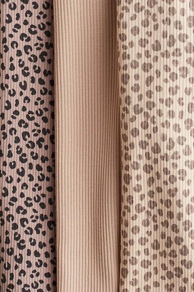 H&M 3-pack frill-trimmed jersey tops