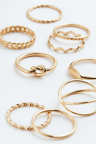 H&M 11-pack rings