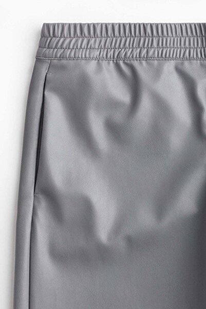 H&M Wide coated joggers