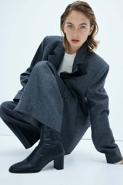 H&M Ankle-high sock boots