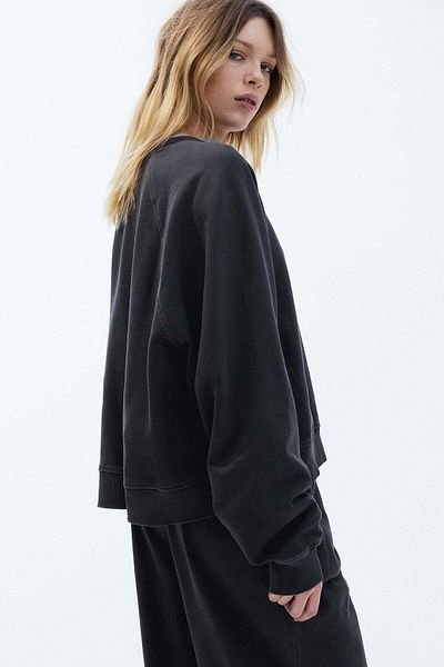 H&M Washed cotton sweatshirt