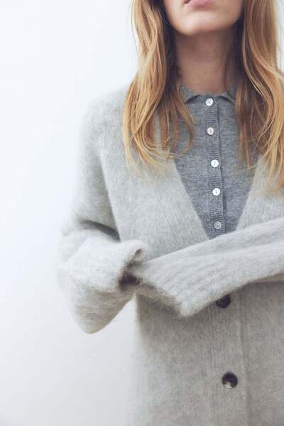 H&M Mohair-blend cardigan