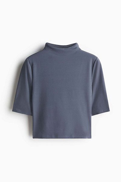 H&M Turtleneck microfibre top