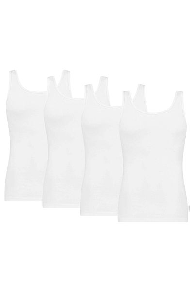 SLOGGI Herren Tank Top, 4er Pack - "24/7 SH 02 Vest", Unterhemd, Shirt, ärmellos