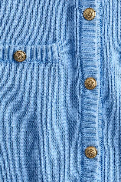 H&M Rib-knit button-front dress