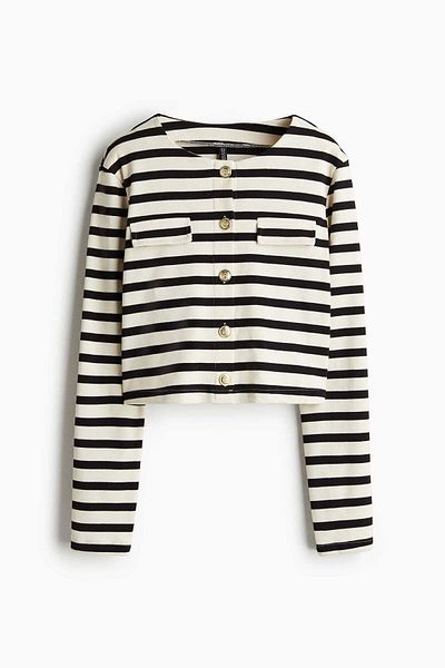H&M Pocket-detail jersey cardigan