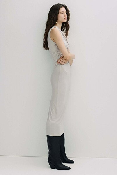 H&M Twist-detail one-shoulder dress