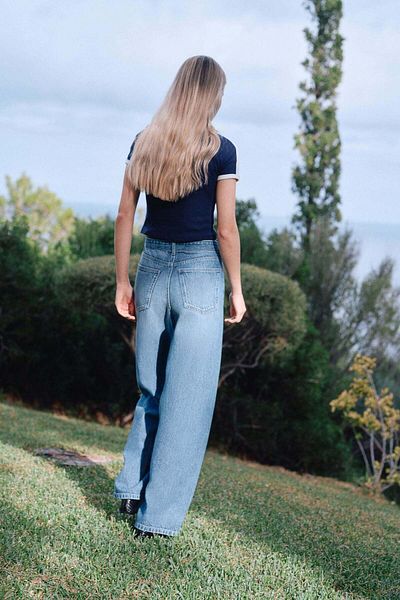 H&M Barrel High Jeans