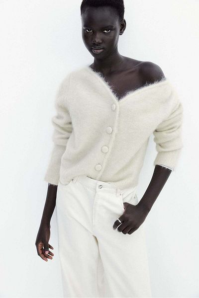 H&M Mohair-blend cardigan