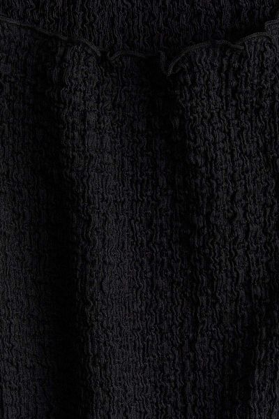 H&M Overlock-detail crinkled dress