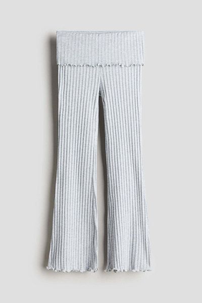 H&M Flared jersey trousers