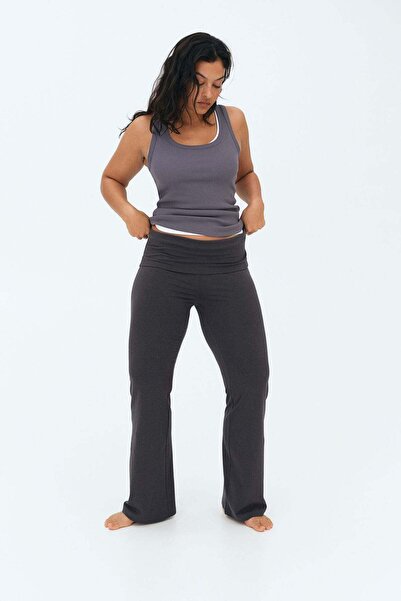 H&M Flared jersey trousers