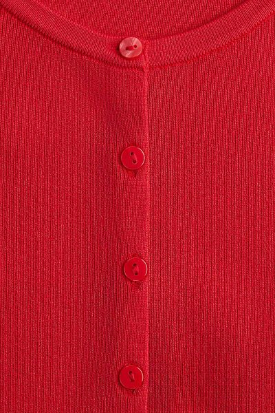 H&M Short-sleeved fine-knit cardigan