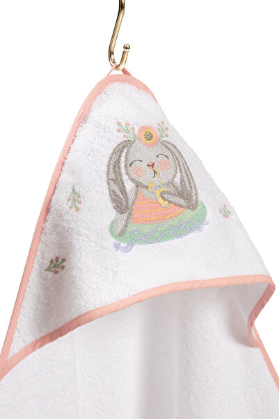 Casadora Baby لولو 100% قطن - قماط منشفة أطفال مطرز - 80x80 سم