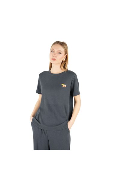COLORDS Women's Acorn Print Long Pajamas Set