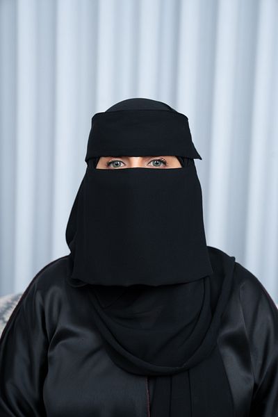 LAVİNİA women angled reinforced rubber niqab 12×7 (inch)