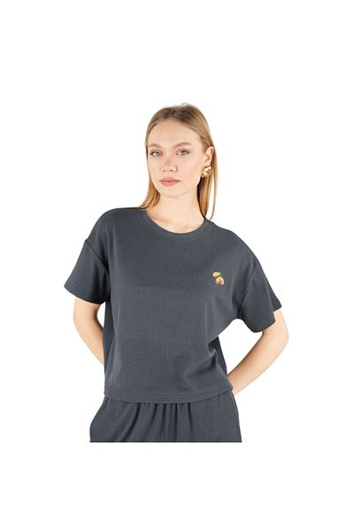 COLORDS Women's Acorn Print Pajama Set with Shorts