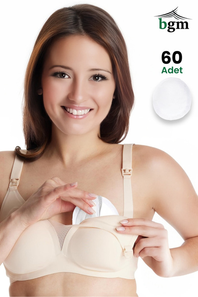 bgm Breast Pad 60 Pieces Special Designed Breast Pad for Mother and Baby Health