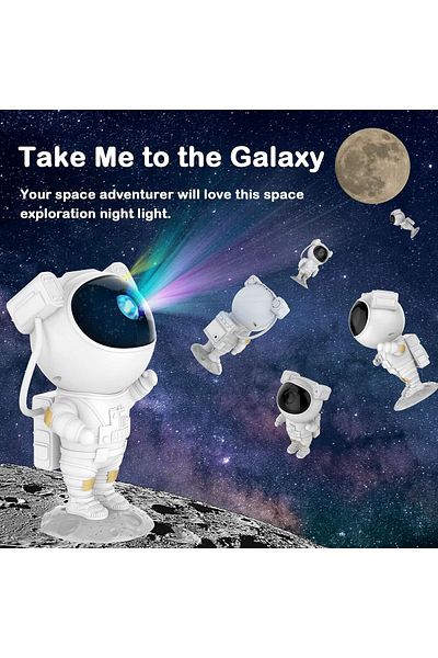 AWH Astronaut Galaxy Light Projector  Space Buddy Night Light with Remote Control Timer