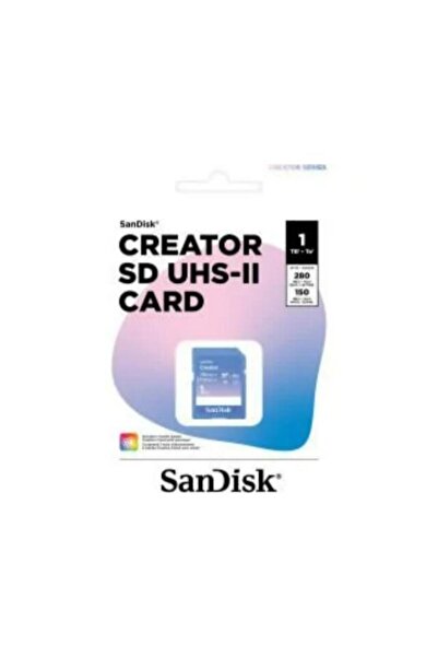 SanDisk Creator 1TB SDSDXEP-1T00-GNCIS 280MB/s UHS-II SDXC 6K-4K UHD V60 Hafıza Kartı