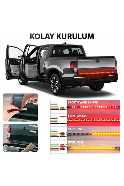 Techmaster Vehicle Pick up Off Road 4X4 Arrow Directional Luggage Six Signal Led 150cm