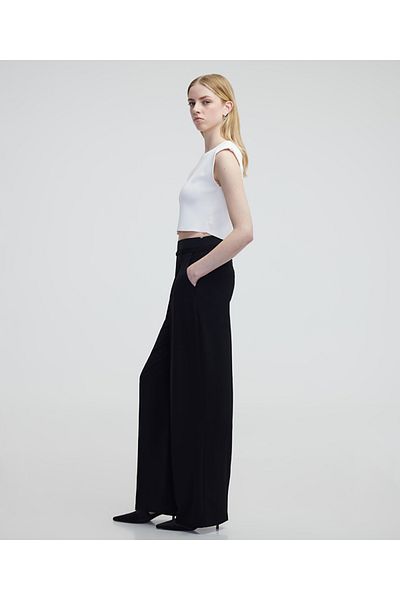 İpekyol Minimal Metal Buckle Trousers