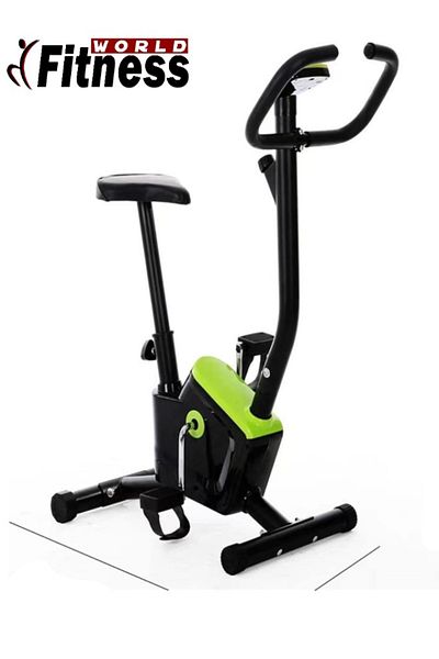 Fitness World Indoor Exercise Bike, Ultra-quiet Fitness Bicycle For Home Gym, Adjustable Resistance