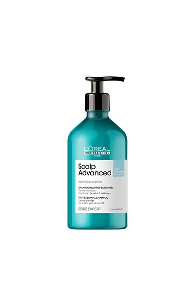 L'oreal Professionnel Professional Shampoo - Serie Expert Scalp Advanced, Anti-Dandruff, 500 ml