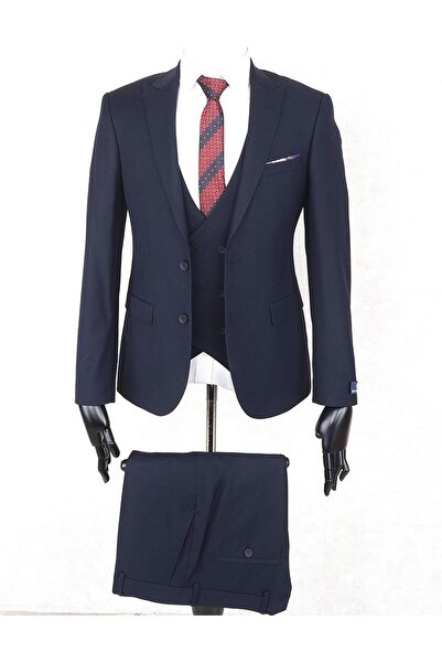 Jan Carlucci Slimfit Yelekli Drop 6 Takım